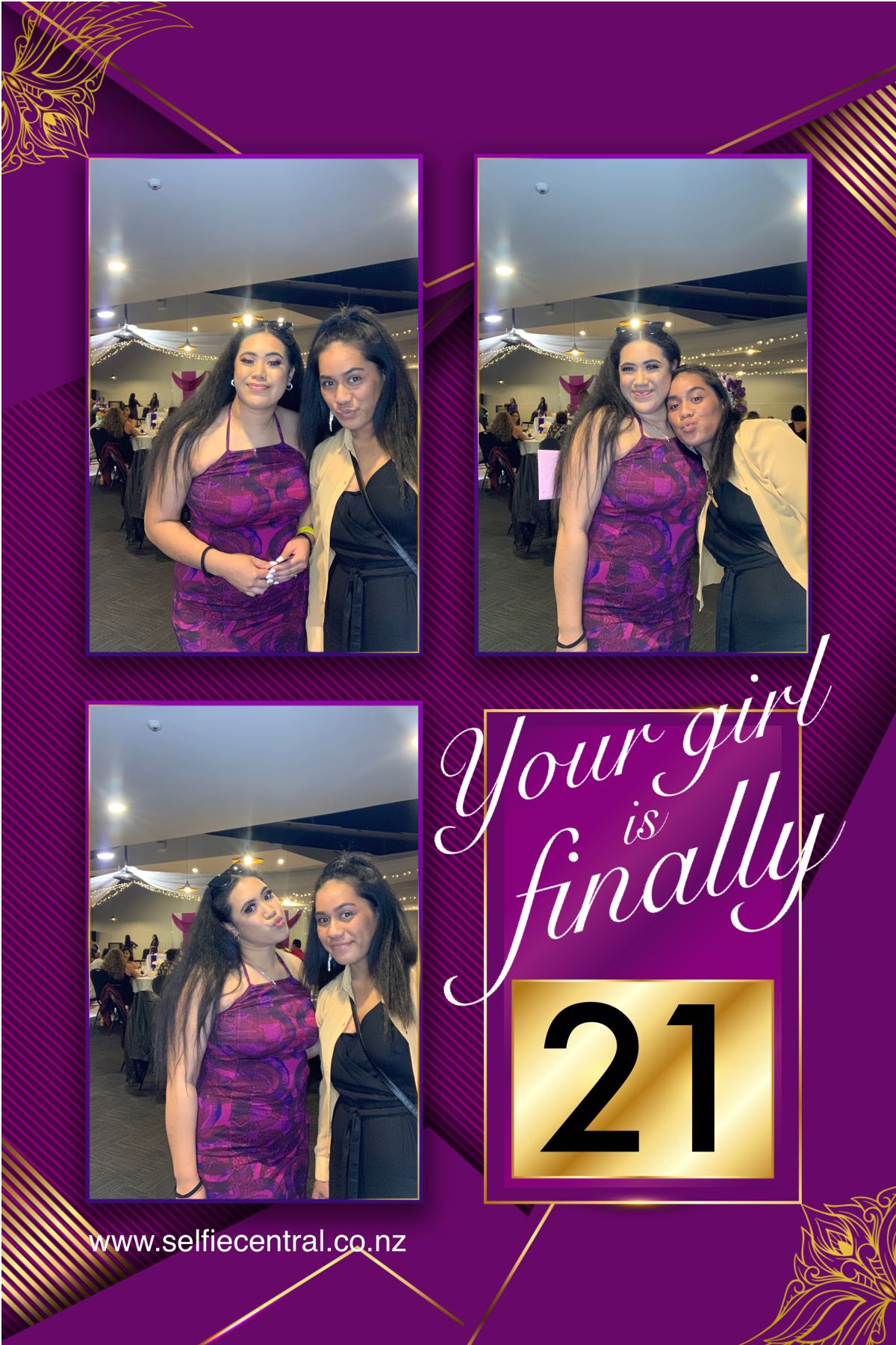 Your girl is finally 21 | View more photos from the event at gallery.photobooth.co.nz/u/SelfieCentral/Your-girl-is-finally-21